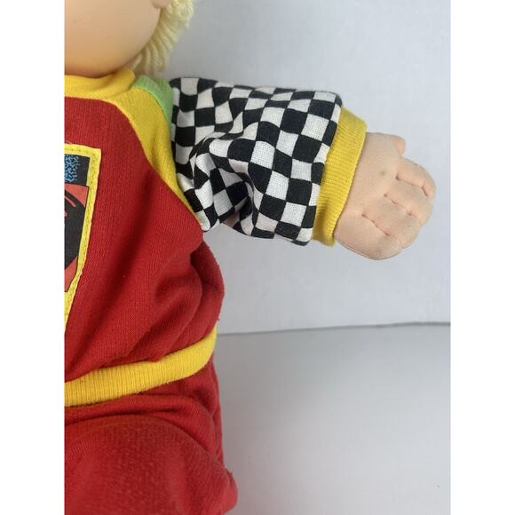 First Edition Racing Cabbage Patch Kids Boy w/ Blonde Hair & Blue Eyes - Picture 2 of 12